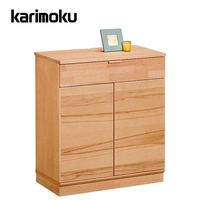 カリモク キャビネット QD2506 幅70cm カップボード キッチンボード 食器棚 karimoku 国産