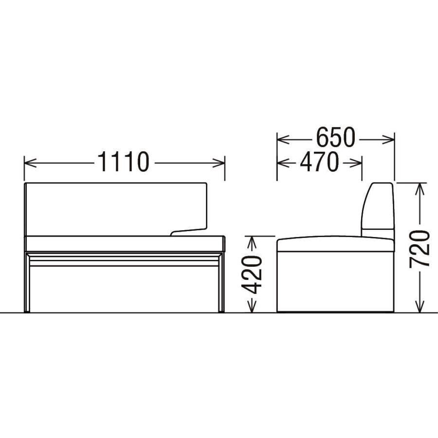 カリモク家具（KARIMOKU FURNITURE） カリモク 2人掛椅子 ベンチ