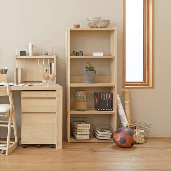 NO.2046 【美品】 karimoku カリモク ブックシェルフ 本棚 書棚 収納家具 家具 中古 karimoku(カリモク家具)のユーティリティ オーク材 書棚です。無駄を