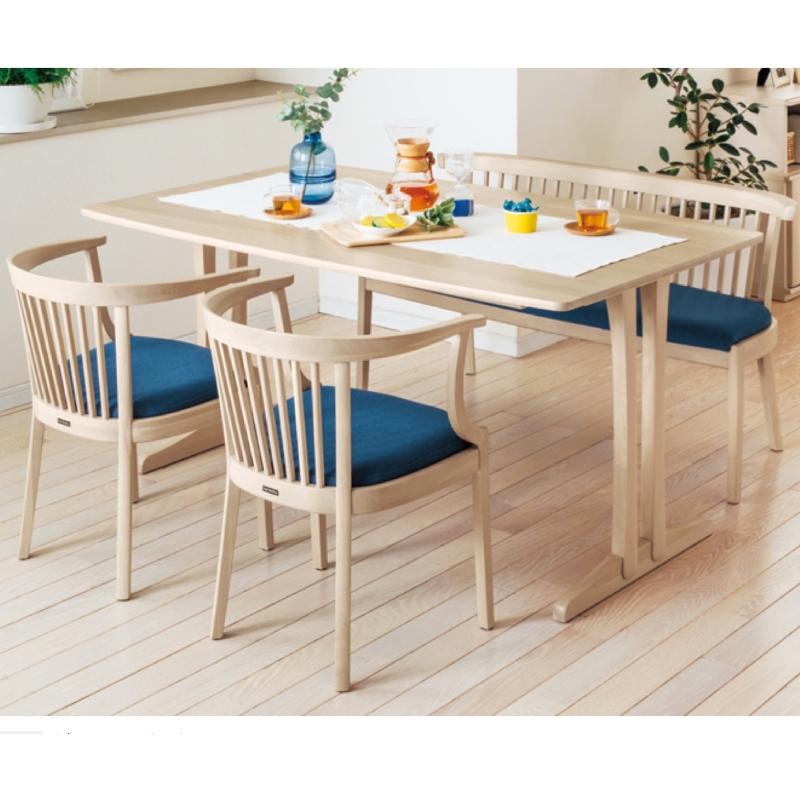 カリモク家具 カリモク ダイニングセット4点 肘付食堂椅子×2 2人 カリモク家具 カリモク ダイニングセット4点 肘付食堂椅子×2 2人