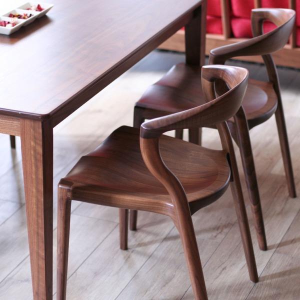 起立木工 【開梱設置無料】起立木工 カムイ ダイニングチェア KAMUI