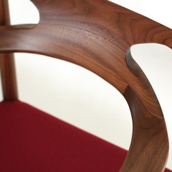 起立木工 【開梱設置無料】起立木工 ラディウス 肘付き ダイニング