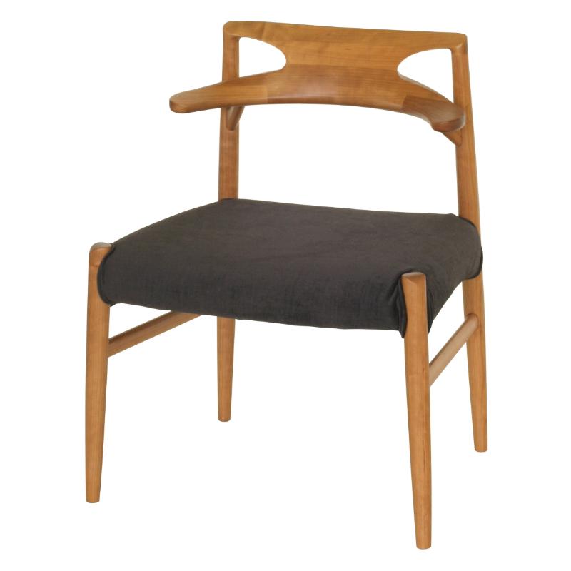 ★ 起立木工 ダイニングチェア ハーフアーム ラディウス オークブラック ★② ☆ 起立木工 ダイニングチェア ハーフアーム ラディウス オーク