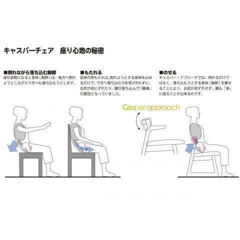 起立木工 キャスパー2 CAチェア CASPERII ユニバーサルチェア イス