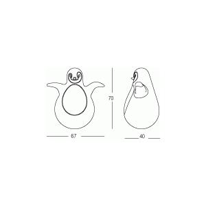 MAGIS（マジス） PINGY ピンギー MT600 ペンギン おきあがりこぼし