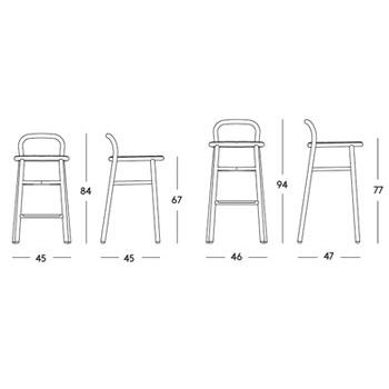 MAGIS（マジス） PIPE STOOL パイプスツール SD1220 カウンターチェア