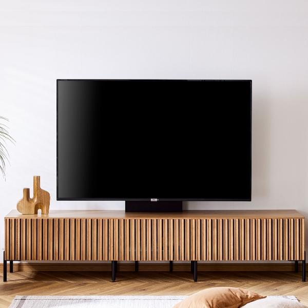 地域限定配送無料✨モーブル　オークブラウン　テレビ台　110cm 美品 Meuble（モーブル） 【開梱設置無料】ルーク2 テレビボード LUKEII TV