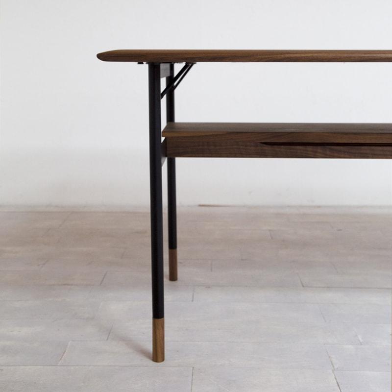 日美 アリー ダイニングテーブル 01 ウォールナット ALY dining table