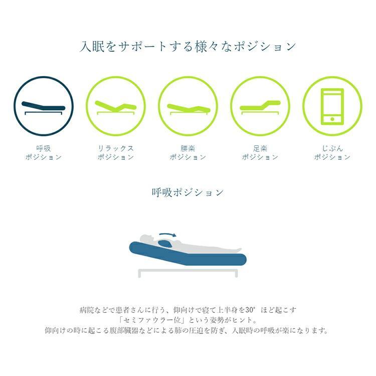 アクティブスリープベッド Wモデル シングル パラマウントベッド RA-3950 電動リクライニングベッド 介護ベッド Active Sleep BED PARAMOUNT BEDの画像