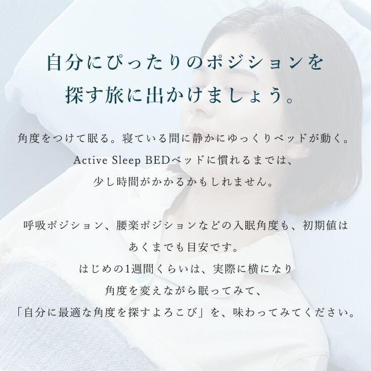アクティブスリープベッド Wモデル セミダブル パラマウントベッド RA-3970 電動リクライニングベッド 介護ベッド Active Sleep BED PARAMOUNT BEDの画像