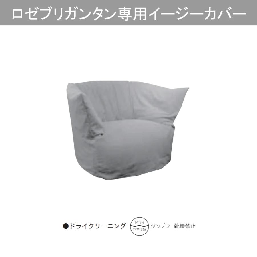 ロゼブリガンタン 2Pソファ専用イージーカバー リーン・ロゼ 