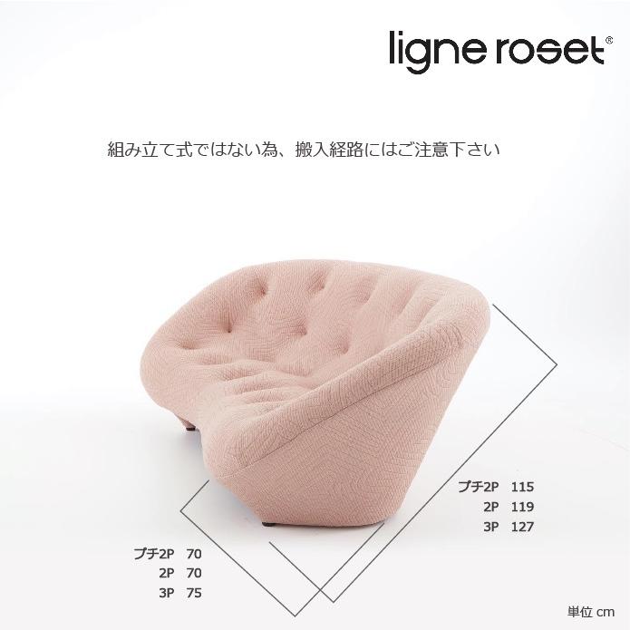 ligne roset ROSETPLOUM ロゼプルム 2Pソファ リーン・ロゼ 二人掛け 