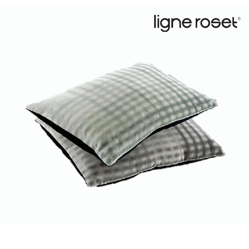 フランス ligne roset リーン・ロゼ クッション グレー