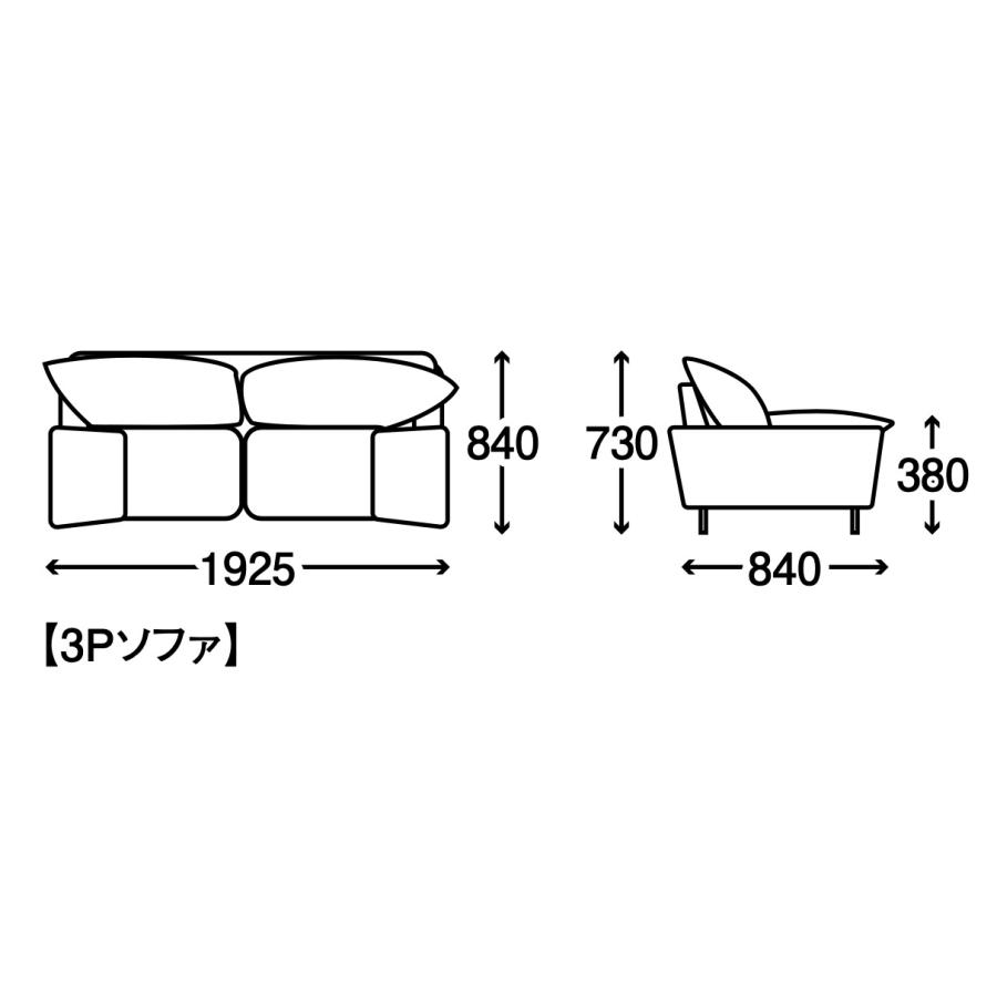 ソファ Odin オーディン 三人掛け 3P 三環ジャパン SANKAN JAPAN 大川