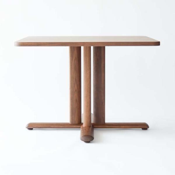 シラカワ NEO ネオ TABLE 正方形 1本脚 ダイニングテーブル 飛騨の家具