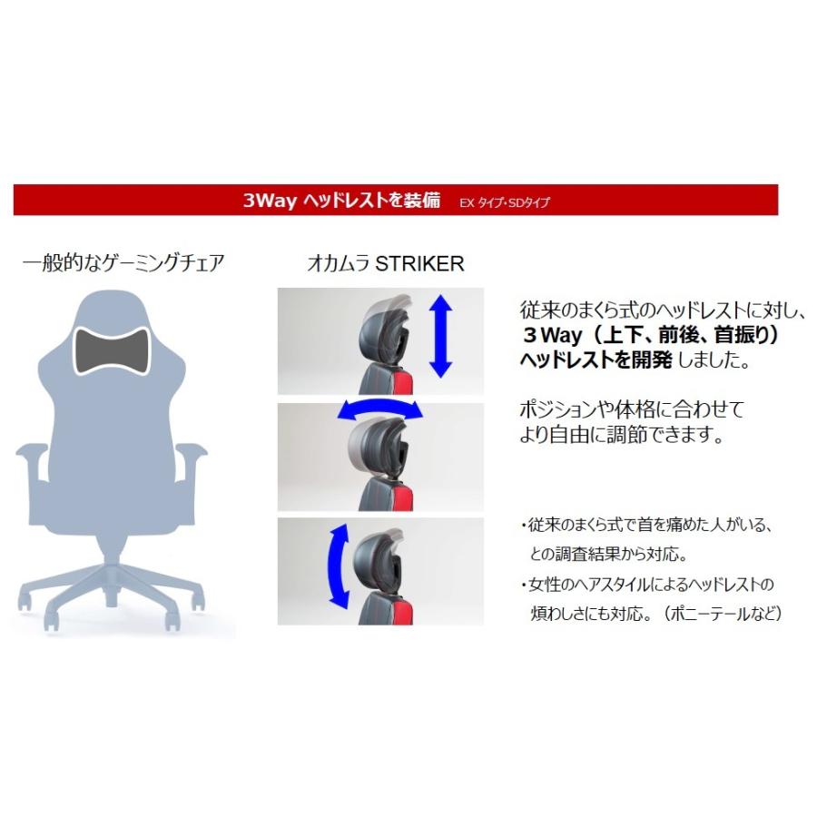 オカムラ（okamura） ゲーミングチェア ストライカー シーティングEX