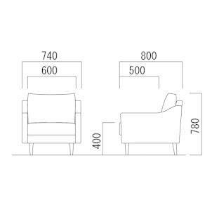 SWITCH スウィッチ スニフ ソファ 一人掛け 合成皮革 牛革 Sniff Sofa 1P L-Type パーソナルチェア おしゃれ 西海岸風_2