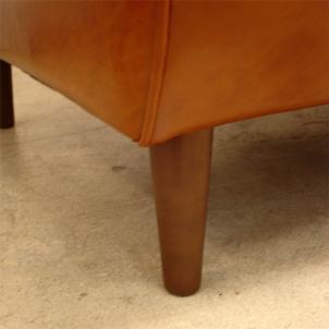 SWITCH COKES ビンテージ風 2人掛けソファ 合成レザー ブラウン SWITCH