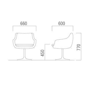 SWITCH（スウィッチ） コスミック チェア サークルタイプ ファブリック