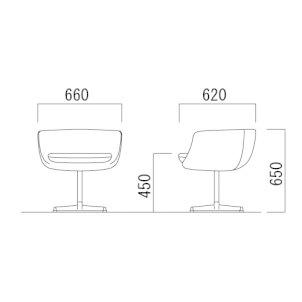 SWITCH スウィッチ フォージ ラウンジ チェア ファブリック Forge Lounge Chair F-Type 椅子 イス おしゃれ 西海岸風_6