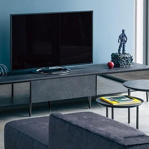 綾野製作所 ゼノノワール ローボード セラミック天板 幅180cm テレビ台