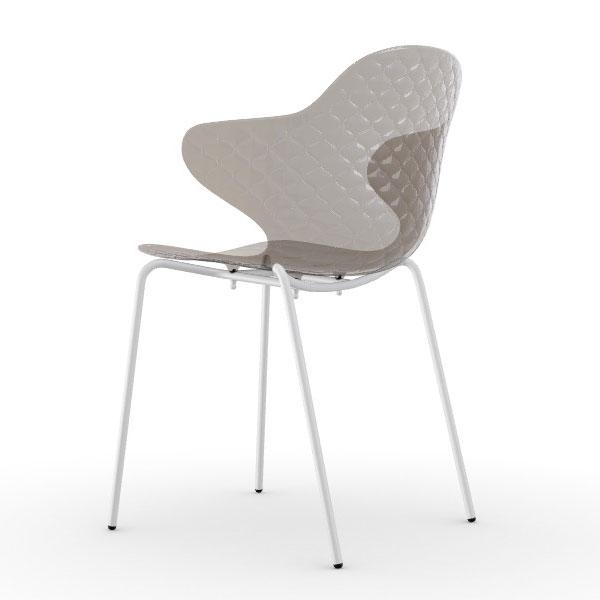 カリガリス SAINT TROPEZ サントロペ CS1845 2脚セット ダイニングチェア 脚部：ホワイト・ブロンズ calligaris おしゃれ 爆買_18