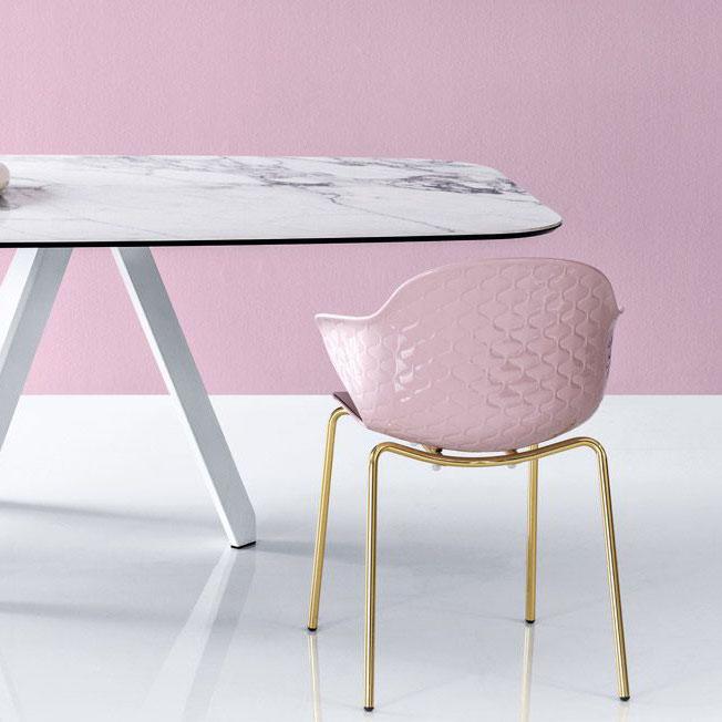 カリガリス SAINT TROPEZ サントロペ CS1845 2脚セット ダイニングチェア 脚部：ホワイト・ブロンズ calligaris おしゃれ 爆買_21