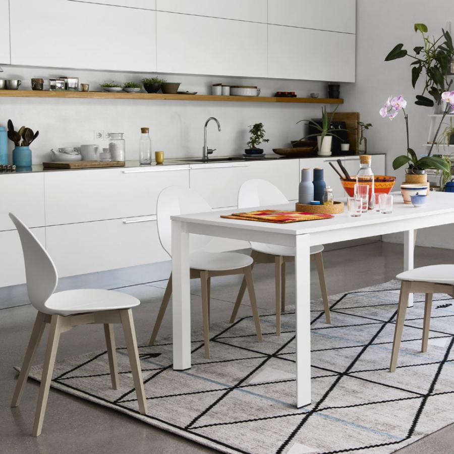 Calligaris カリガリス BASIL バジル ホワイト Calligaris BASIL / カリガリス バジル 樹脂シート CS/1359