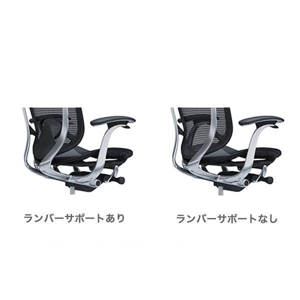 コンテッサセコンダ ハイバック ポリッシュ／ブラック／背：メッシュ／座：革 固定肘 CC43BR CC43XR オカムラ オフィスチェア okamura Contessa II_8