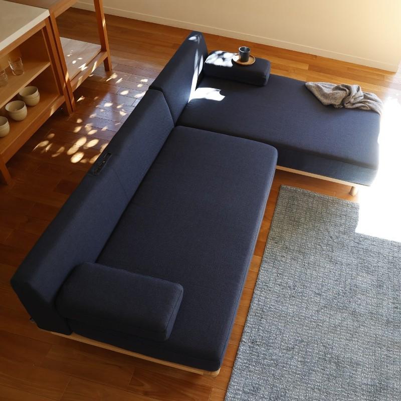 クッションでくつろぐソファ セミワイド ワイド FUM-SF002L 二人掛け 2P ソファベッド 文 Fumi フミ おしゃれ_18