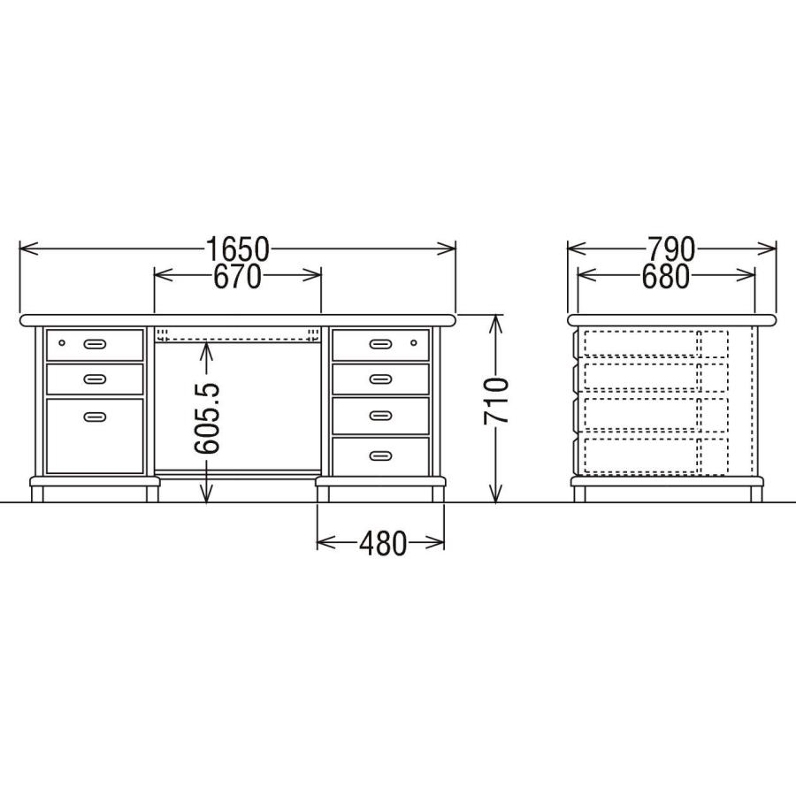 カリモク デスク SG5601MD オフィステーブル SG5601モデル 書斎 オフィス家具 karimoku 国産_2