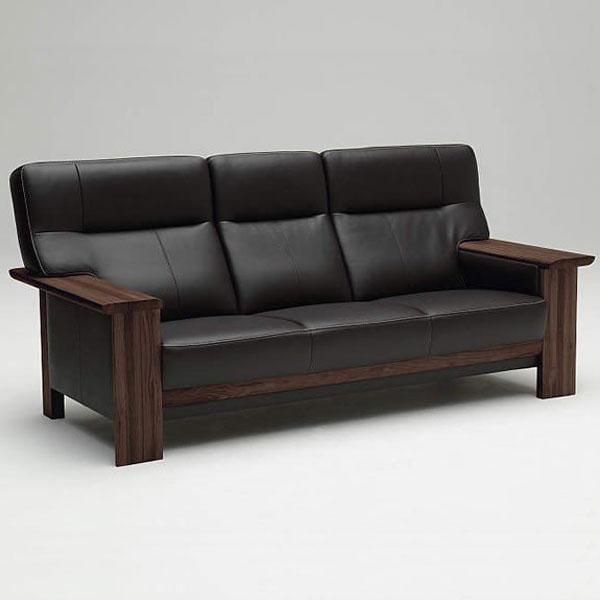 カリモク　ソファ　レザー カリモク家具 カリモク ソファ 長椅子 ZU79モデル レザー 本革