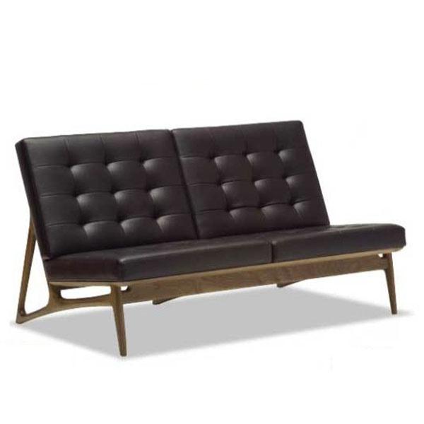 カリモク家具 カリモク ソファ 長椅子 WB50モデル レザー 本革 WB5003