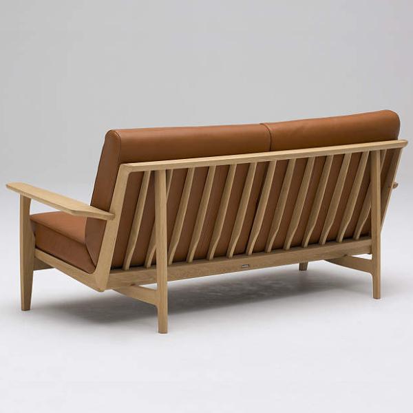 【karimoku本革ソファ】2人掛椅子ロング WU61モデル〈送料込み〉 カリモク家具 カリモク WU61モデル WU6112 WU6162 2Pソファ 二人