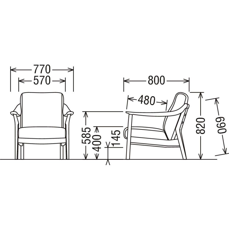 カリモク家具（KARIMOKU FURNITURE） カリモク ソファ 肘掛椅子 一人
