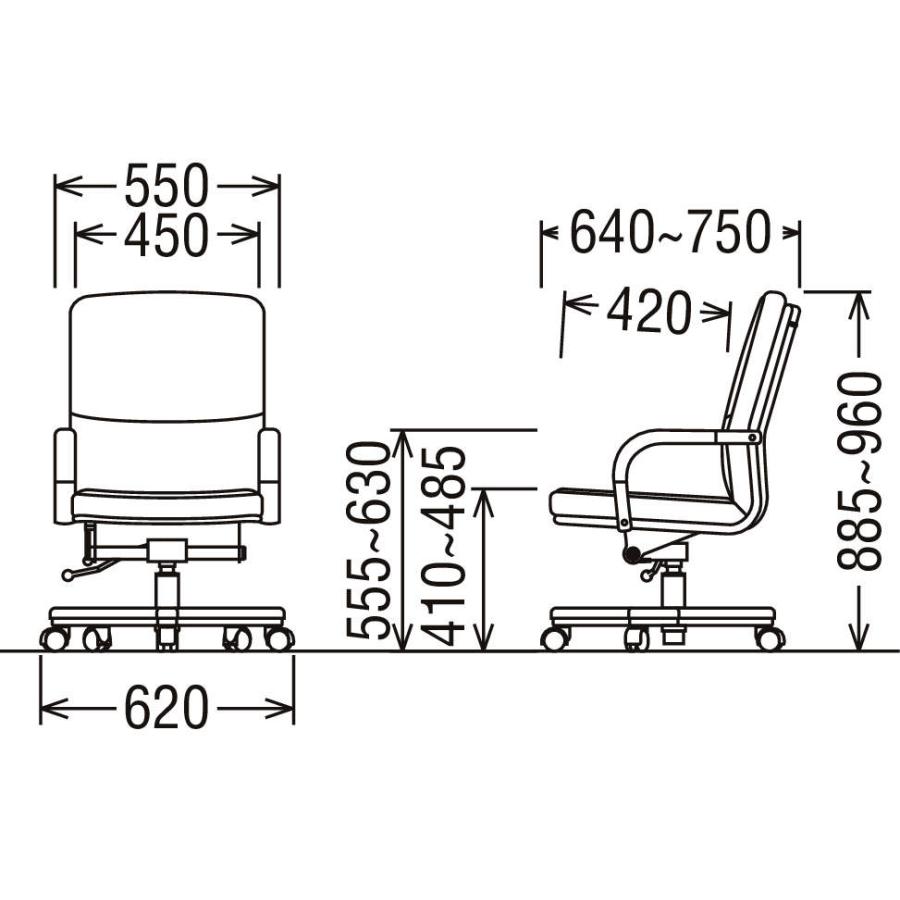 カリモク家具（KARIMOKU FURNITURE） カリモク 本革張デスクチェア