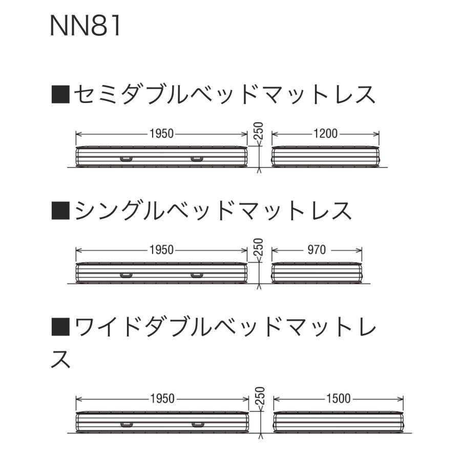 カリモク家具（KARIMOKU FURNITURE） カリモク マットレス THINK SLEEP Mofmo K-POINT NN81 ...