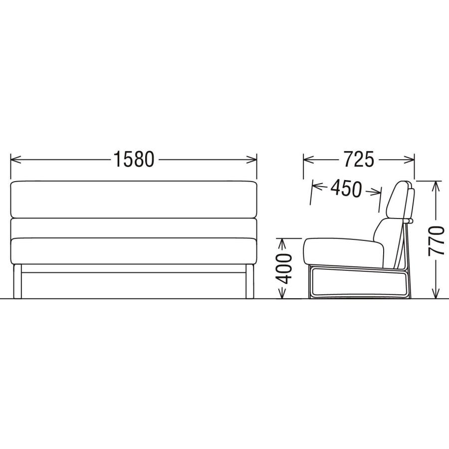 カリモク家具（KARIMOKU FURNITURE） カリモク ダイニングソファ CS62