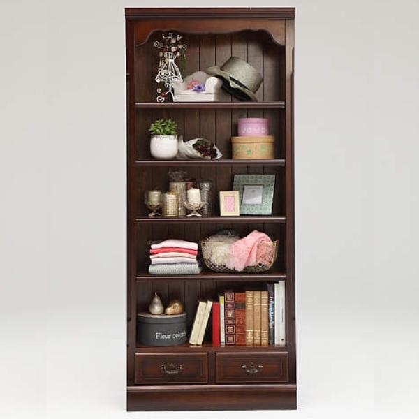COLONIAL（カリモク家具） カリモク 書棚 HC2505NK 幅74.4cm ブック 