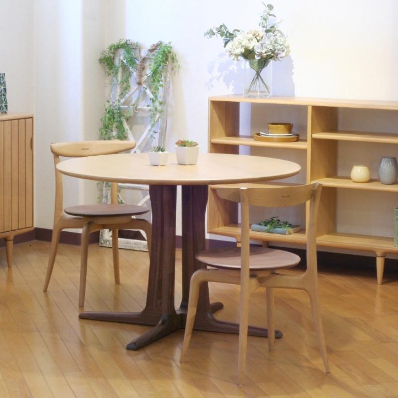 起立木工 【開梱設置無料】起立木工 オーアールツー 円形テーブル OR