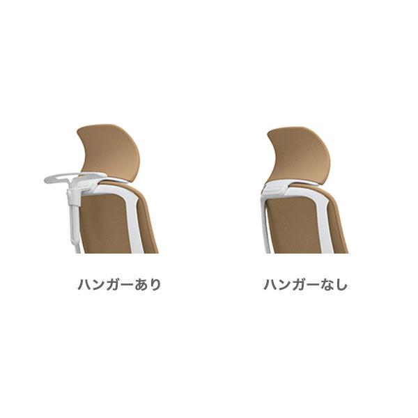 シルフィー EXハイバック 可動ヘッドレスト ホワイトボディ 背クッション（インターロック）可動肘 樹脂脚 C68GXW C68GZW オカムラ Sylphy okamura_12