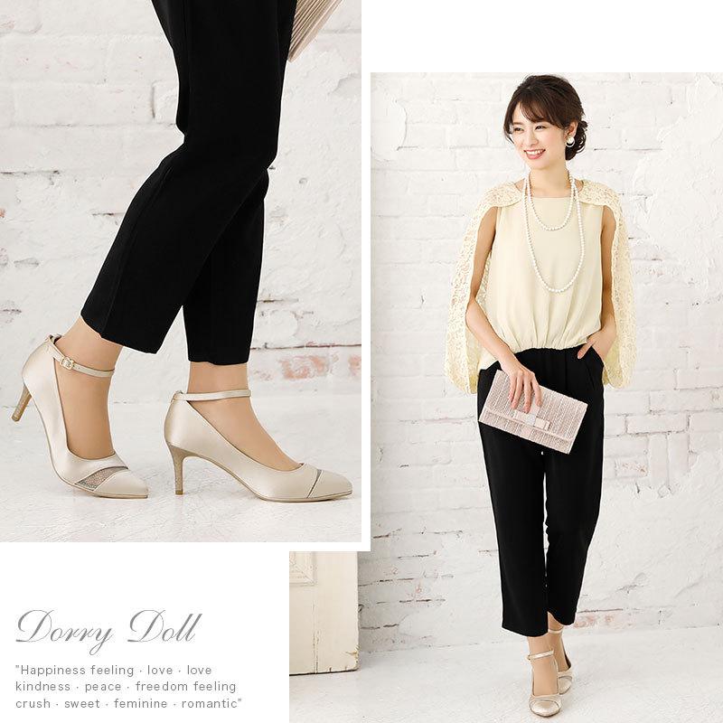 Dorry Doll パンプス ヒール ストラップ付き 結婚式 お呼ばれ 靴 Dorry Doll パンプス ヒール ストラップ付き 結婚式 お呼ばれ 靴