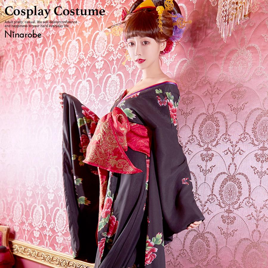 コスプレ ハロウィン 22 仮装 大人 おうちハロウィン コスプレ衣装 1点セット 花魁ドレスコスチュームセット Tk Hw11bk パーティードレスretica 通販 Yahoo ショッピング
