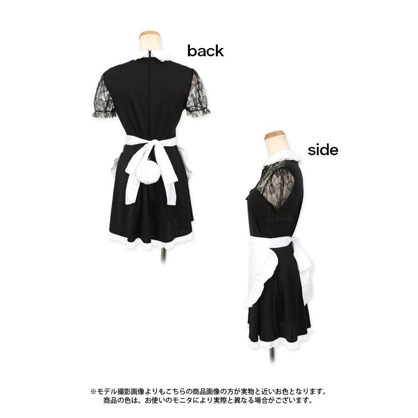 コスプレ ハロウィン 2022 バニーガール レース袖 メイド服 コスプレ ハロウィン 2022 バニーガール レース袖 メイド服