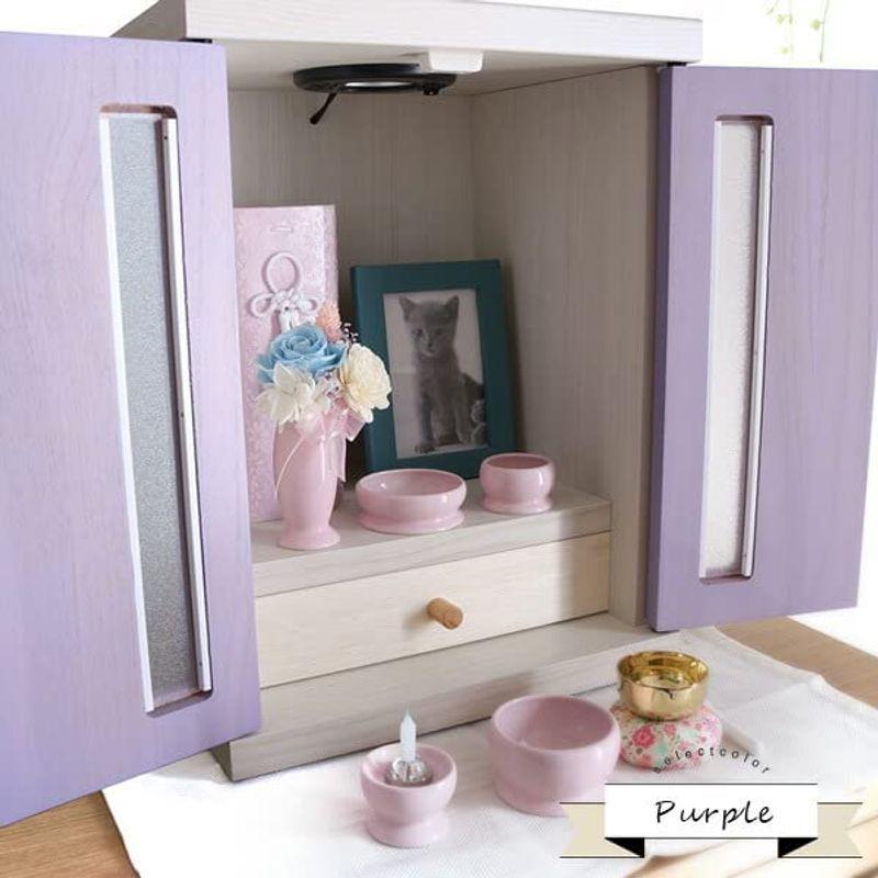 ペット仏壇 LEDライト付き ペット用仏壇 かわいい おしゃれ LED 日本製 国産 ペット 仏壇 パステルカラー ブラウン ナチュラル ホ LEDライト付き ペット用仏壇 かわいい おしゃれ LED 日本製 国産 ペット 仏壇 パステルカラー ブラウン ナチュラル ホ 　 サイズ