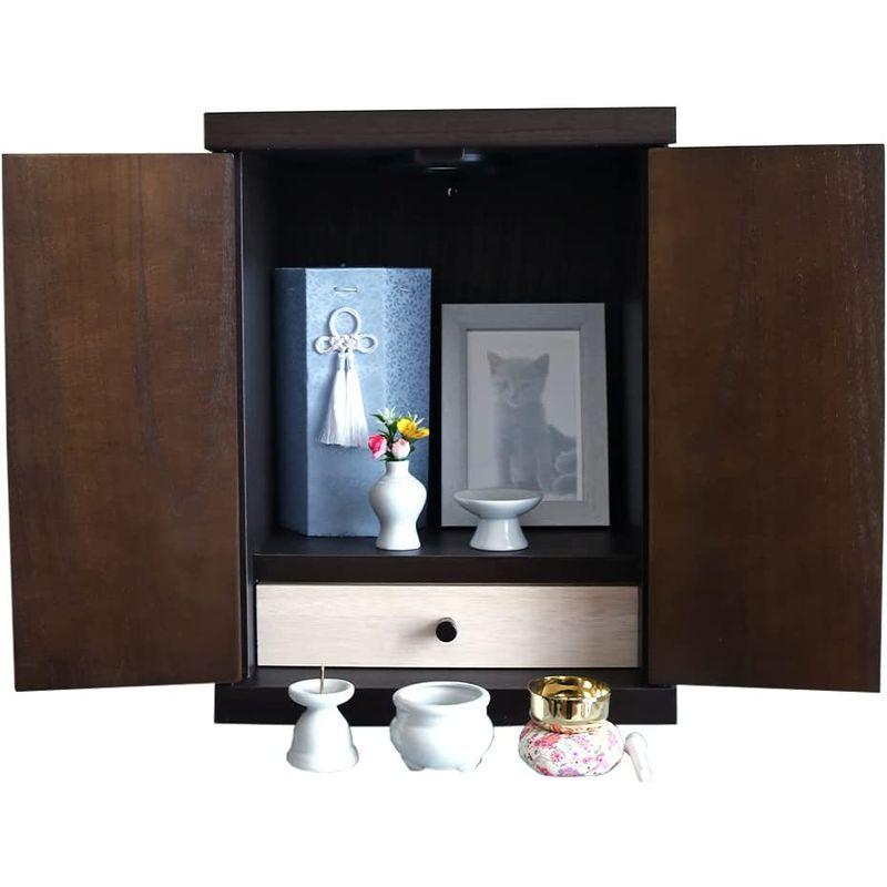 ペット仏壇 LEDライト付き ペット用仏壇 かわいい おしゃれ LED 日本製 国産 ペット 仏壇 パステルカラー ブラウン ナチュラル ホ LEDライト付き ペット用仏壇 かわいい おしゃれ LED 日本製 国産 ペット 仏壇 パステルカラー ブラウン ナチュラル ホ 　 サイズ