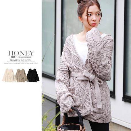 ケーブルニットガウンカーディガン レディース ケーブル編み ガウン カーディガン チュニック丈 体系カバー 羽織り アウター 秋アウター 長袖 秋 冬 暖かい Ninaetlina 通販 Yahoo ショッピング