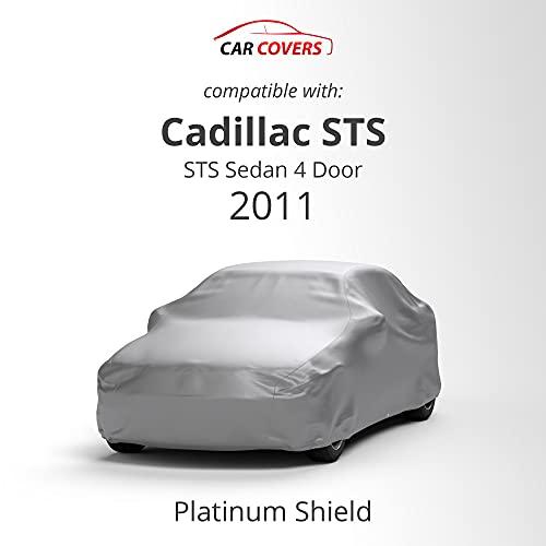 特価セールコーナー 2011 Cadillac STSセダンに対応したプラチナシールド耐候性車カバー4ドア-屋外&屋内-水からの保護#ECMARCO#%雪#%サン-フリース裏地#CableLock##ECMARCO#%収
