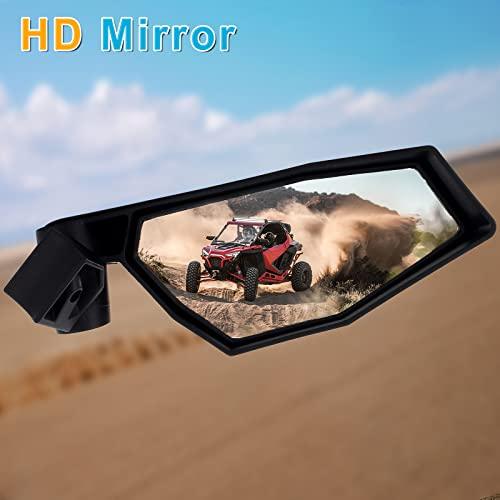 新作・人気アイテム RZR PRO Side Mirror%Ec.%CPOWACE Folding Rear View Mirror Adjustalbe HD RearView Mirrors Compatible with Polaris RZR Pro XP R/Turbo R 4 2020-2022%