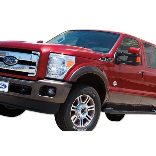 限定商品通販*送料無料 HK 5クロームハウジングクリアレンズヘッドライト2個2011 -2016 Ford F 250 F 350 F 450 F 550 Super Duty%カラマツマ%2012 2013 2014 2015 (アンバーリフ